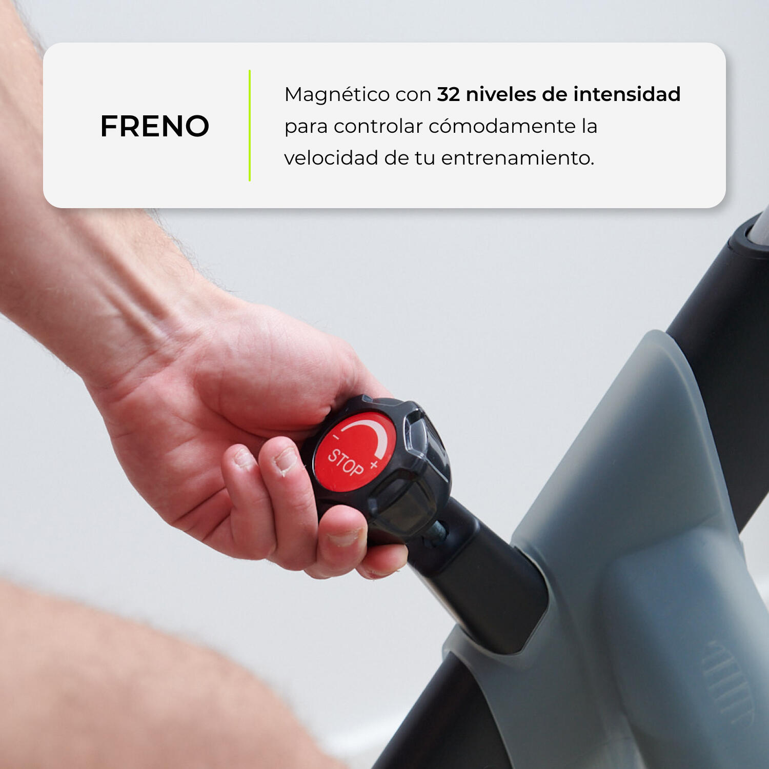 Bicicleta Estática ciclo indoor DS25+ Bodytone con Conectividad Apps 4/7