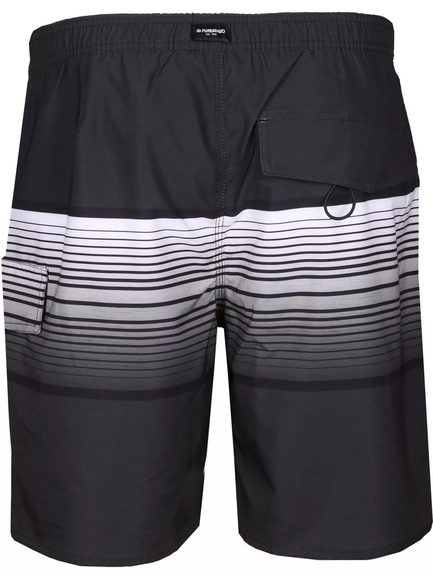 Strandshorts Salimu Boardshort Herren - Schwarz 6/7