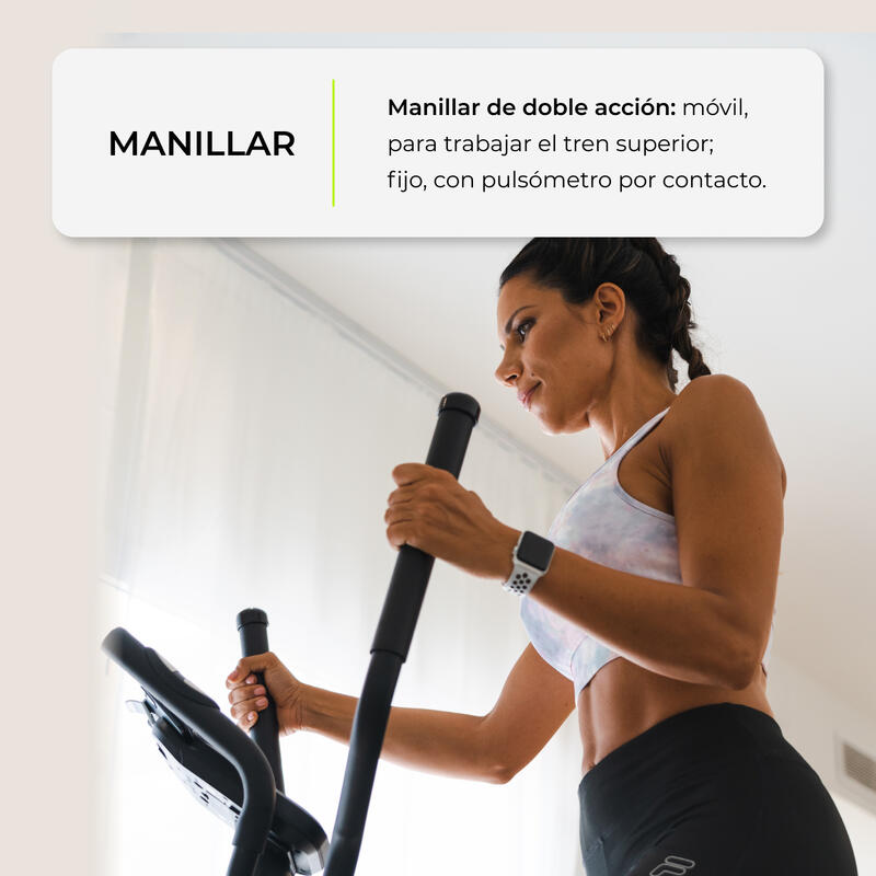 Exerciseur elliptique connecté DE30 avec régulation magnétique et écran LCD