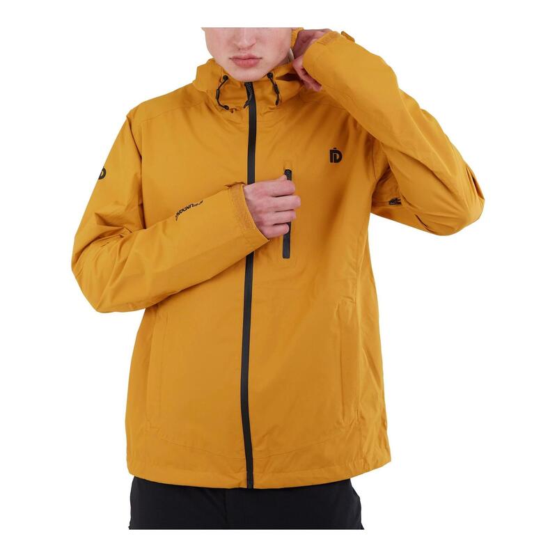 Wodoodporna kurtka przeciwdeszczowa Piorini - żółta