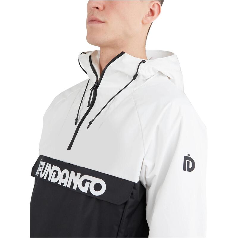 Płaszcz przeciwdeszczowy Salmo Logo Anorak - biały
