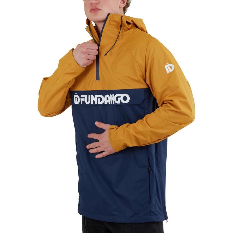 Płaszcz przeciwdeszczowy Salmo Logo Anorak - żółty