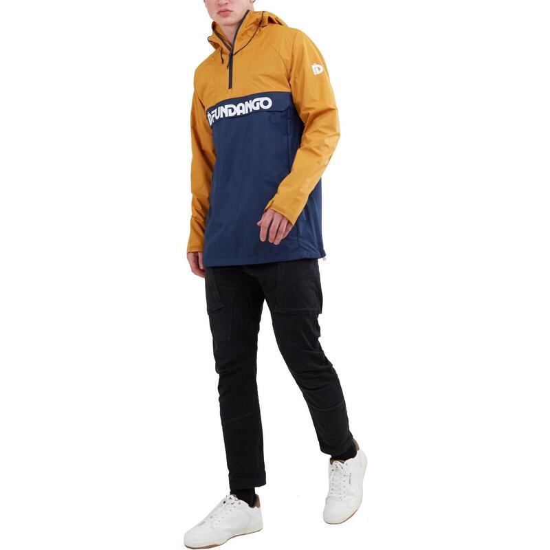 Regenmantel Salmo Logo Anorak Herren - gelb