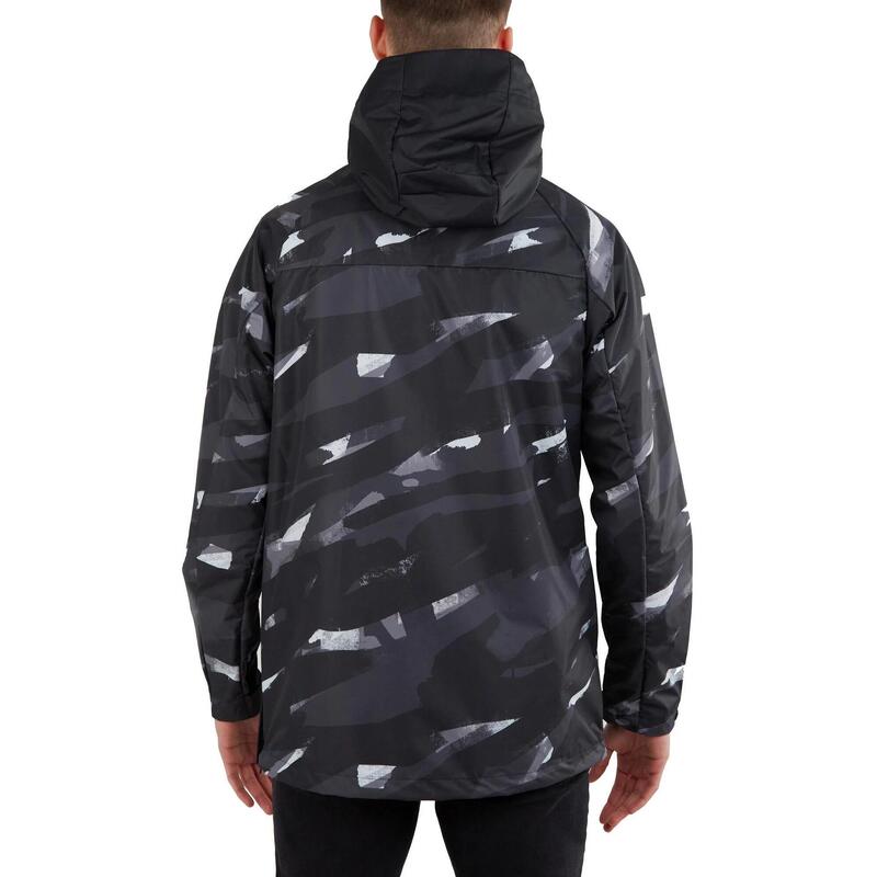 Regenmantel Salmo Logo Anorak Herren - Schwarz