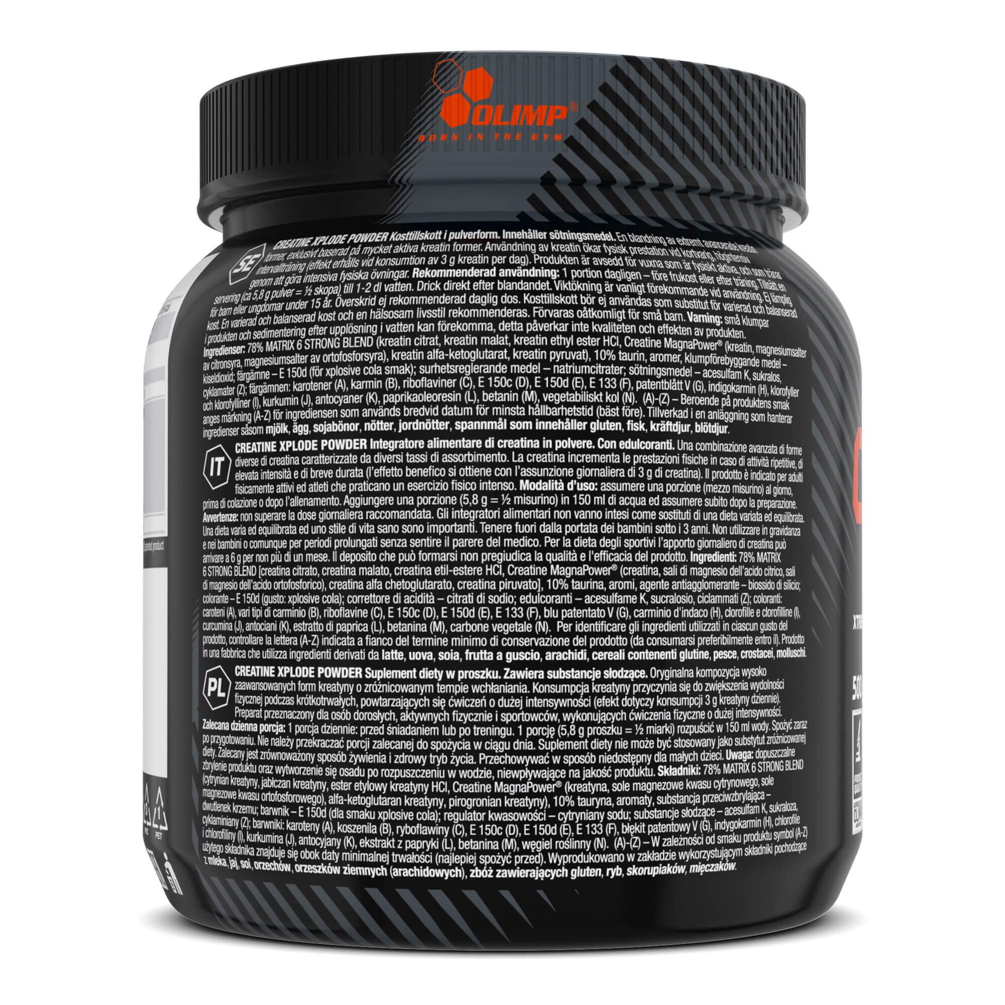 Creatine XPLODE OLIMP 500 g Grejpfrut 2/4