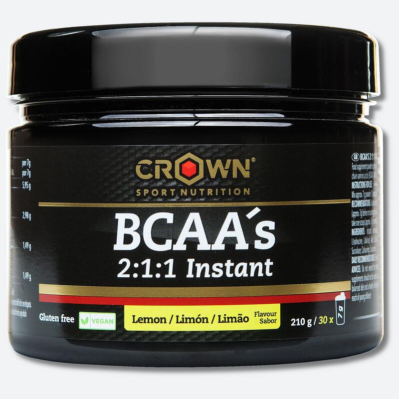 Lata com 210g de aminoácidos de cadeia ramificada ‘BCAA 2:1:1 Instant‘ Limão Exclusivo online                   2 cores disponíveis
 24,38€  CROWN SPORT NUTRITION Lata com 210g de aminoácidos de cadeia ramificada ‘BCAA 2:1:1 Instant‘ LimãoVendido e expedido por: Crown Sport Nutrition  