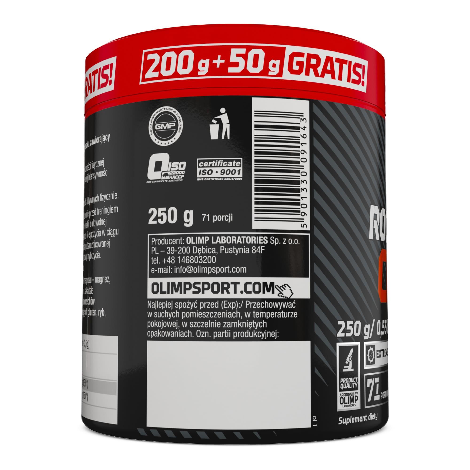 Kreatyna Olimp Rocky Athletes® Creatine - 250 g bezsmakowy 2/4