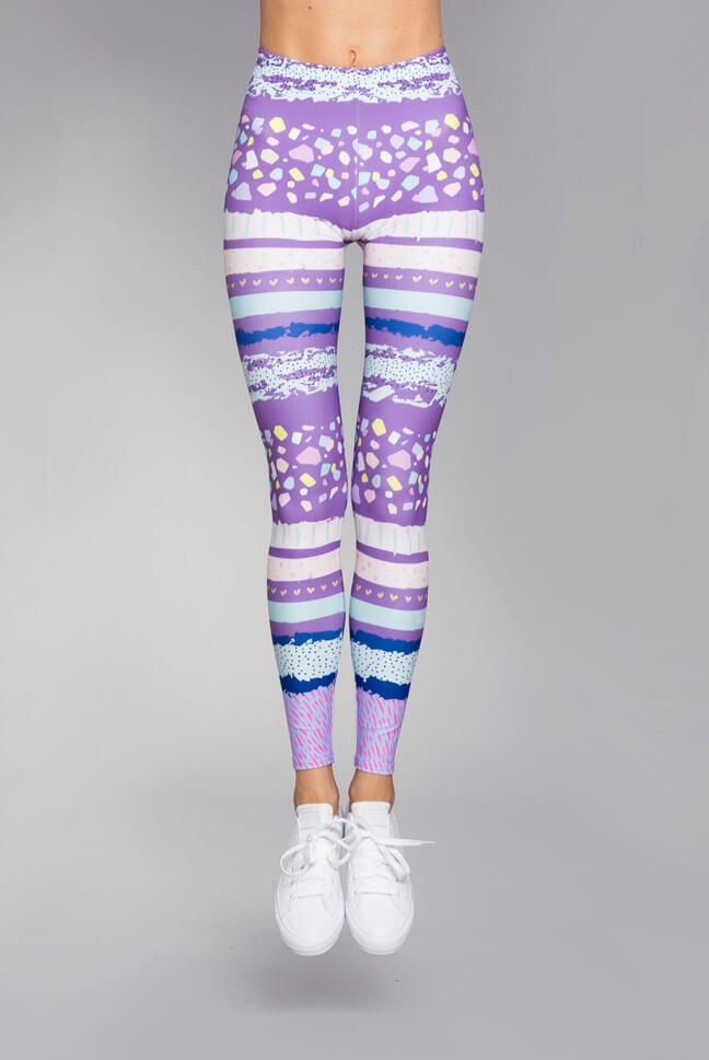 Legginsy sportowe damskie DEEP TRIP Lolipop