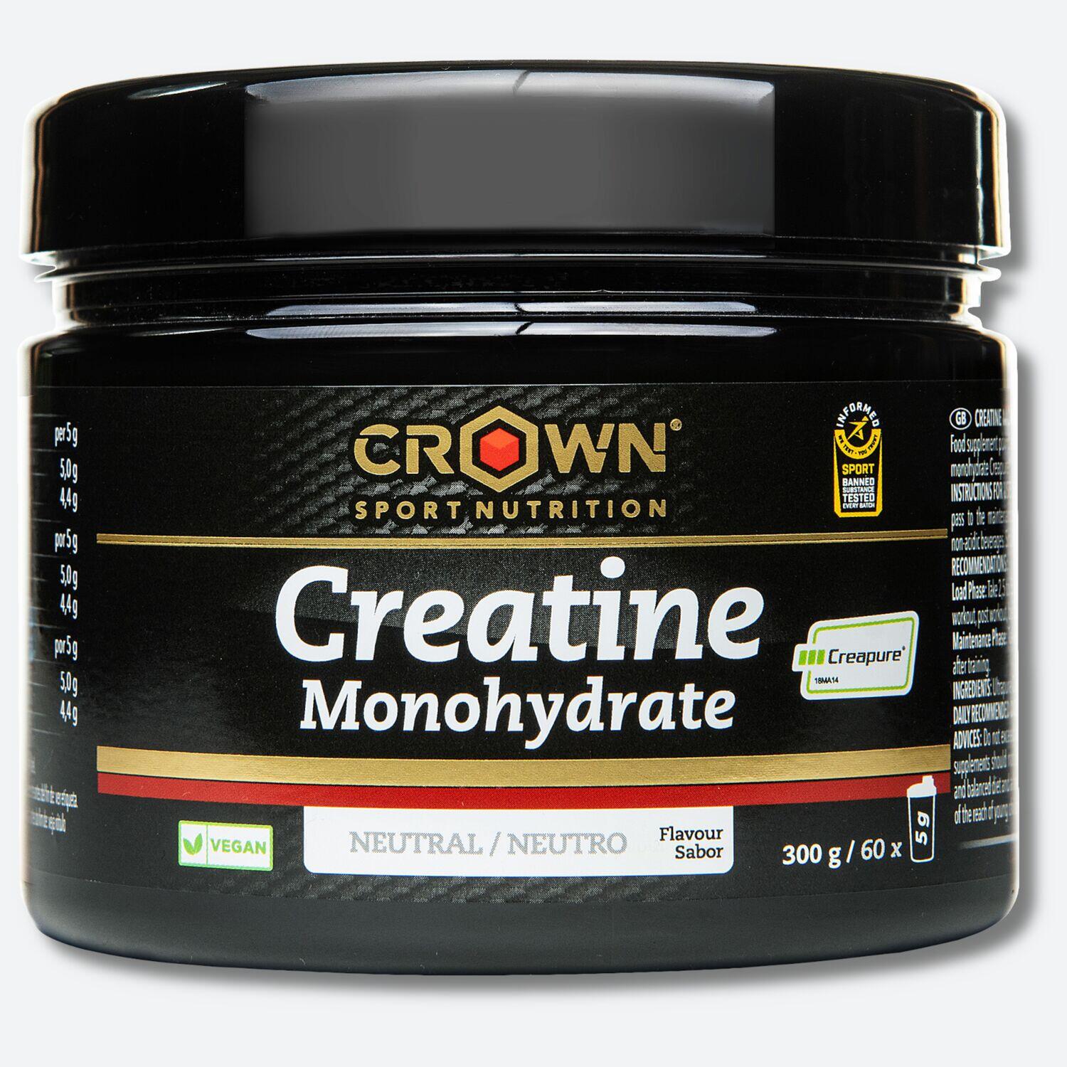 Lata com 300g de creatina monohidratada creapure neutral