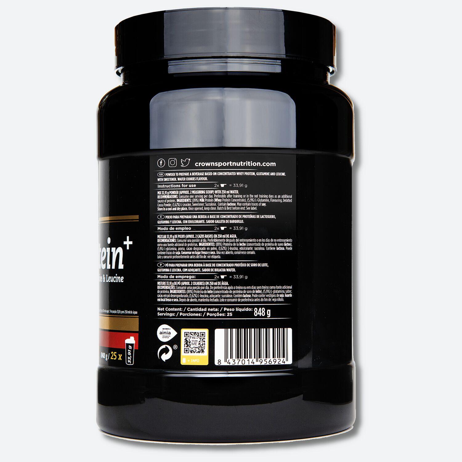 Bote de concentrado de suero ‘Whey PROtein+‘ de 848 g Wafer cookies 3/5