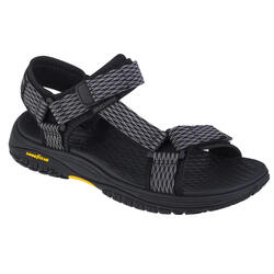 Sandalias Hombre Skechers Lomell - Rip Tide Gris