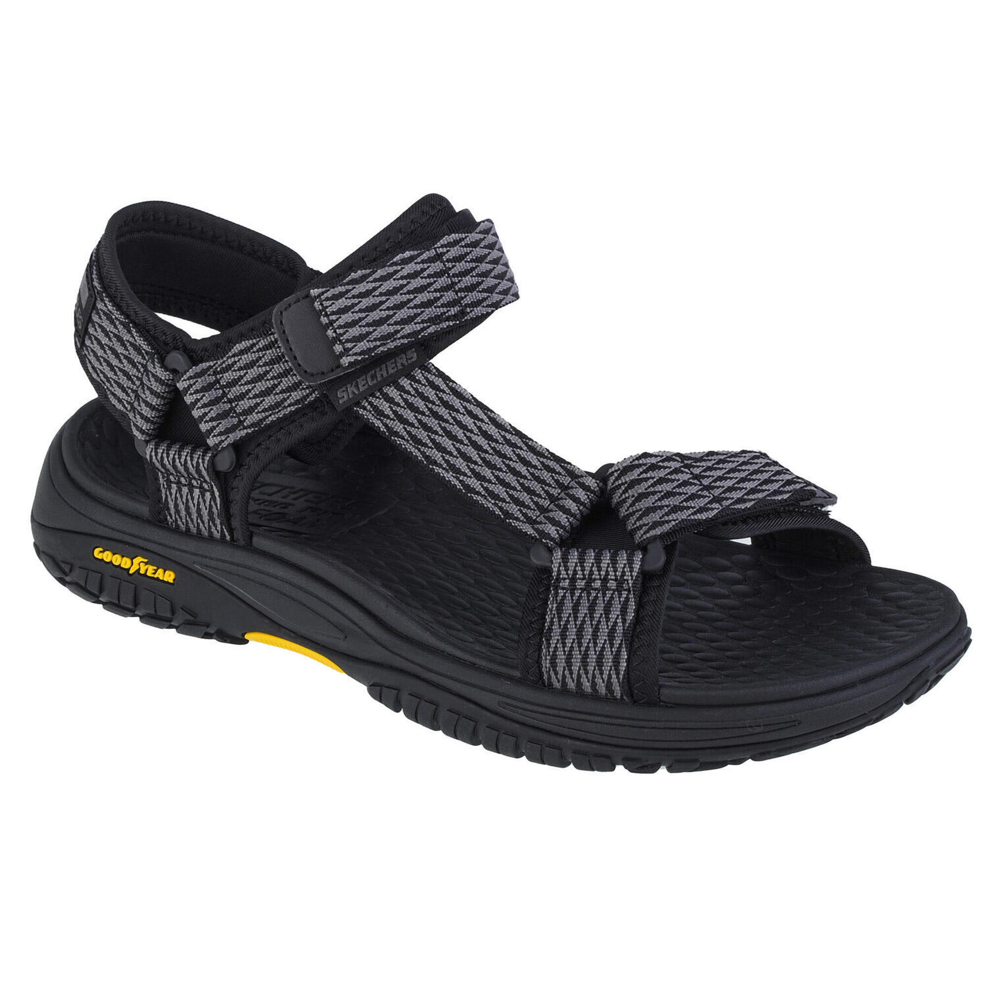 SKECHERS Sandálias Mann Skechers Relaxed Fit: Lomell Rip Tide Schwarz