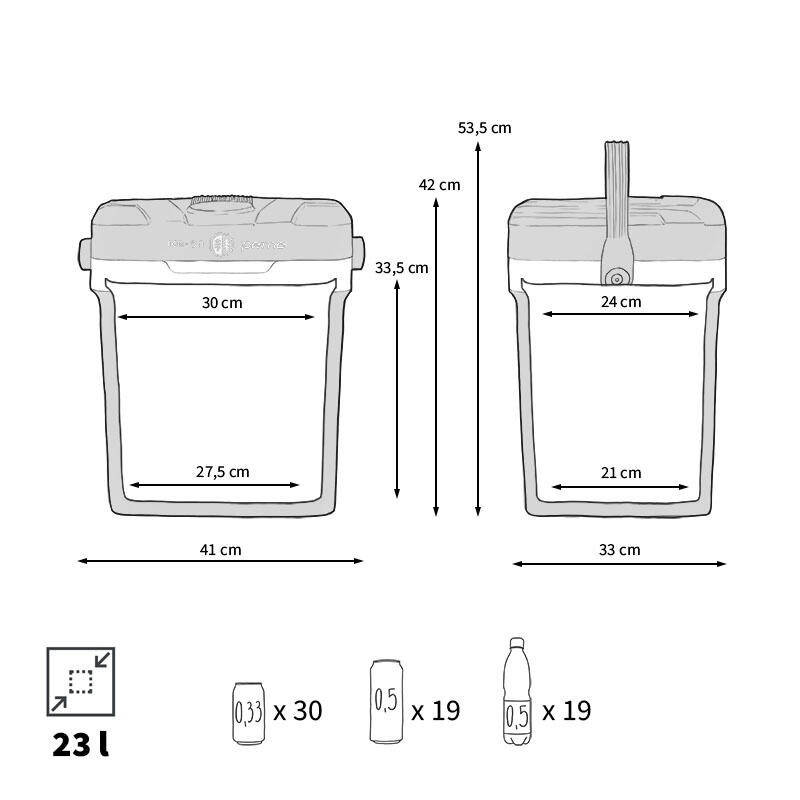 Elektrische Kühlbox Peme Ice-on 23L Tragbare Auto und Camping 12/230v