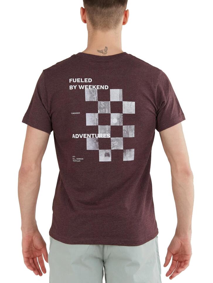T-shirt męski Fundango Basic - T Logo-7 krótki rękaw