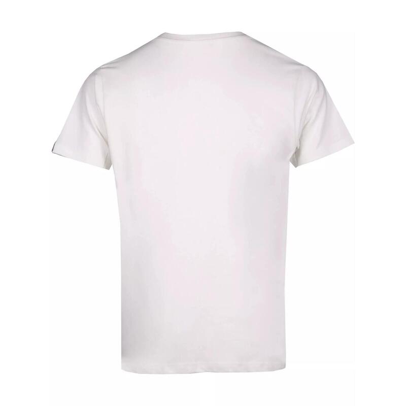 Tricou FUNDANGO Basic T Logo-8 T-shirt, Alb, Barbati