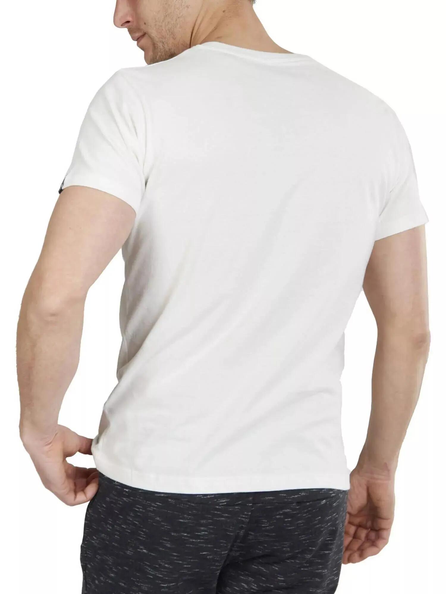 Tricou FUNDANGO Basic T Logo-8 T-shirt, Alb, Barbati 3/7