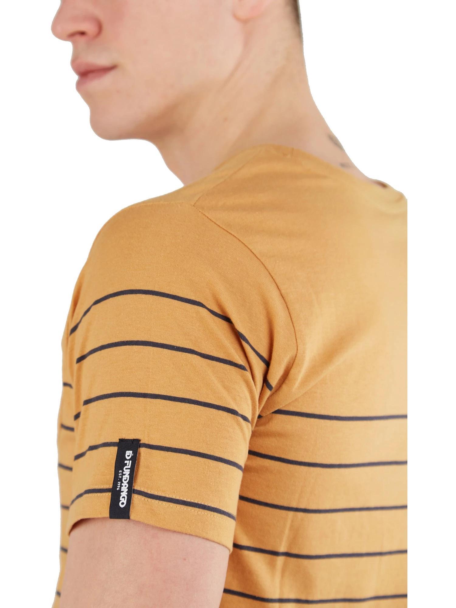 T-shirt męski Fundango Jaggy Pocket z krótkim rękawem 4/7