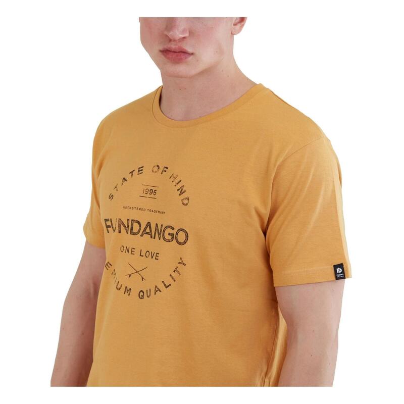 Basic - T Logo-4 T-shirt z krótkim rękawem - żółty