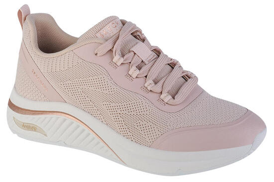 Zapatillas mujer Skechers Arch Fit S-miles Sonrisas Beis