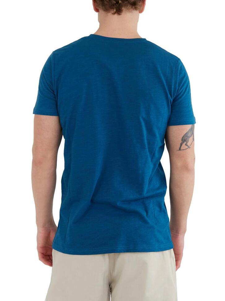 T-shirt męski Fundango Jaggy Strukturyzowany krótki rękaw