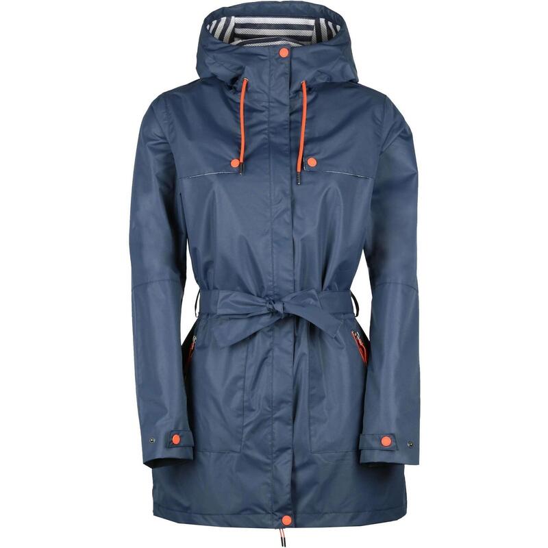 Regenmantel Regina Waterproof Trench Jacket Damen - dunkelblau