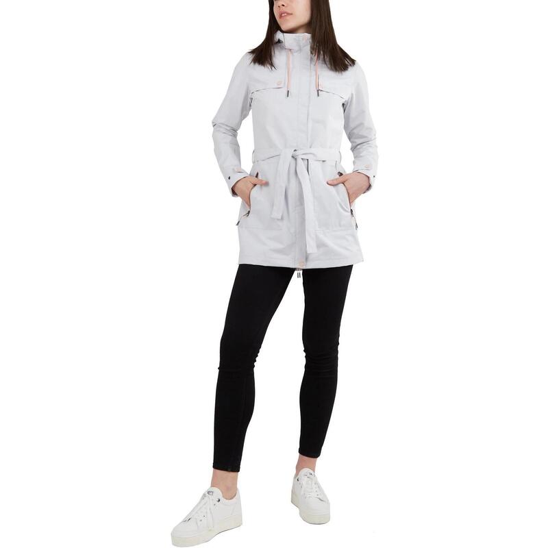 Regenmantel Regina Waterproof Trench Jacket Damen - weiß