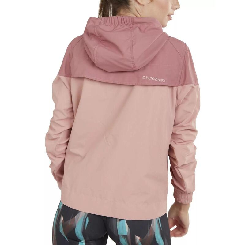 Geaca de vant Breeze WIndbreaker - roz femei