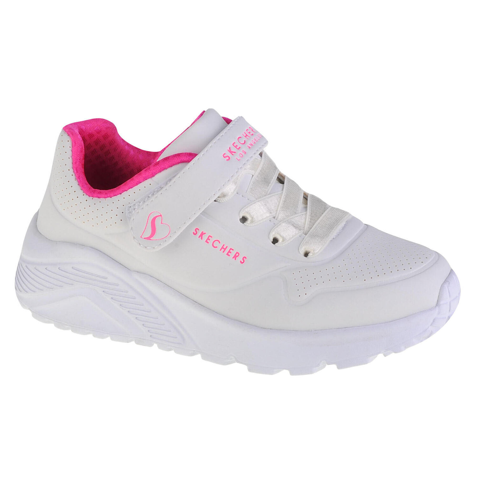 Skechers - Sneakers Pour Filles Uno Lite - Chaussures De Sport - Blanc|rose - 30 - Decathlon