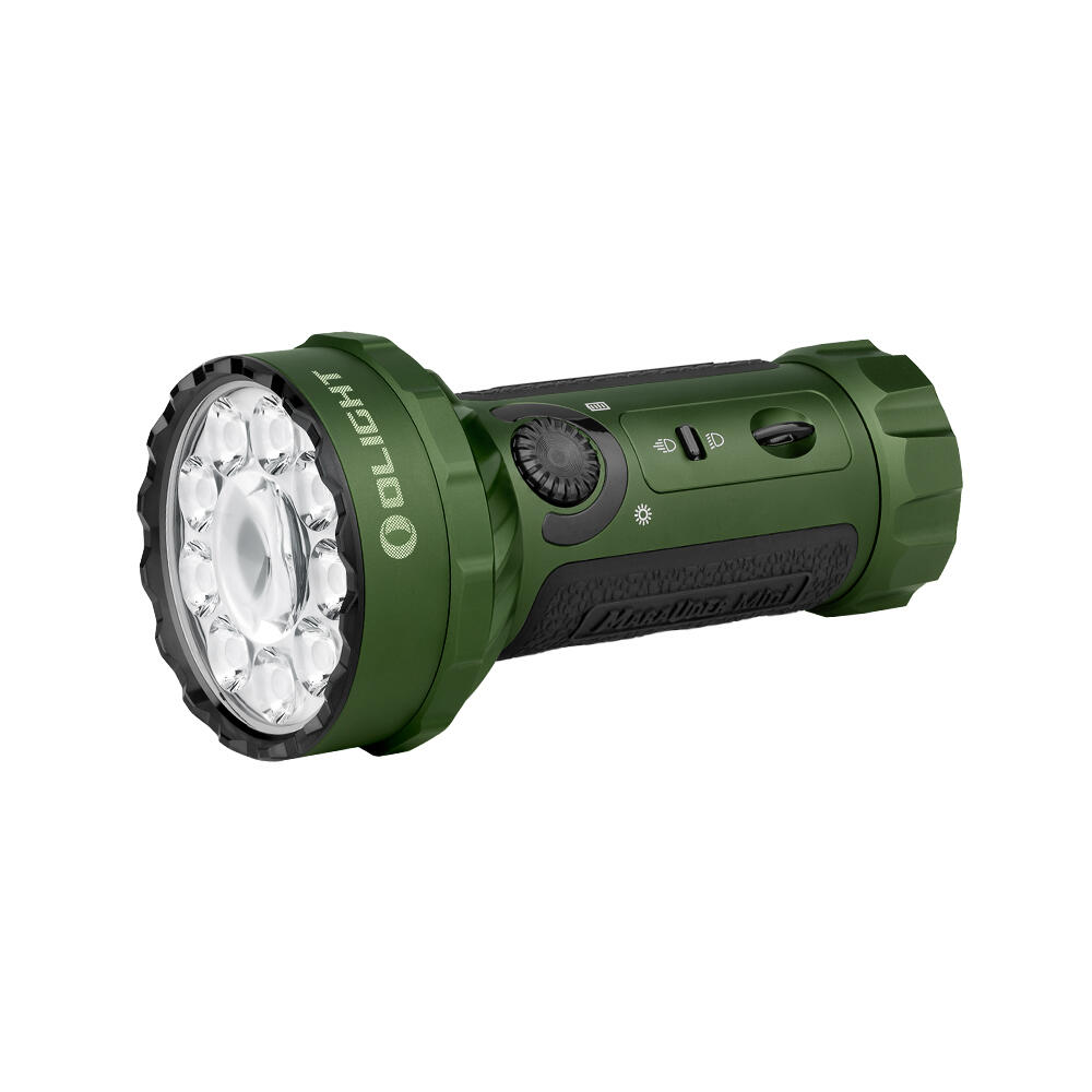 Olight marauder mini - lanterna led super poderosa, 7000 lúmens od green
