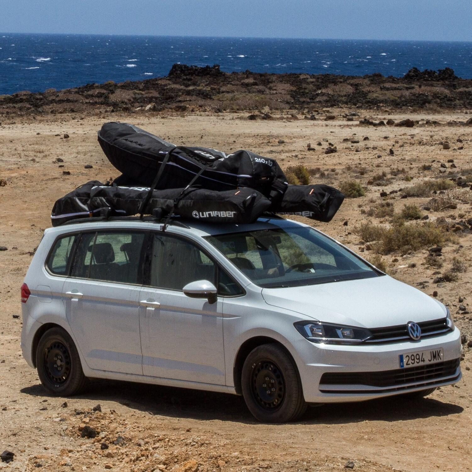 Pokrowiec na deskę windsurfingową UNIFIBER Blackline Roofrack Quiverbag 7/7