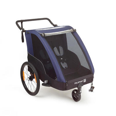 Polisport Anhänger&Kinderwagen:Fahrradanhänger/Sportwagen für Kinder/Cargo Blue