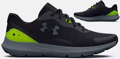 Zapatillas de Running para Adultos Under Armour Surge 3 Negro