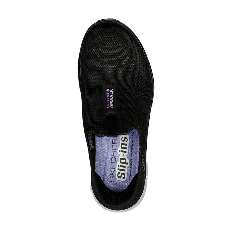 Zapatillas Deportivas Caminar para Mujer Skechers 124569_BKLV Negras Slip-Ins