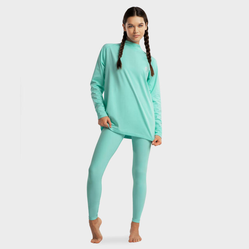 Thermisch ondershirt Wintersport SIROKO Slush-W Turquoise Turquoise Dames