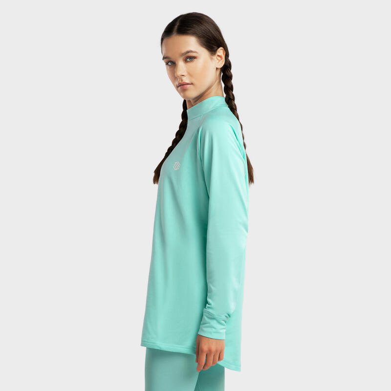 Thermisch ondershirt Wintersport SIROKO Slush-W Turquoise Turquoise Dames