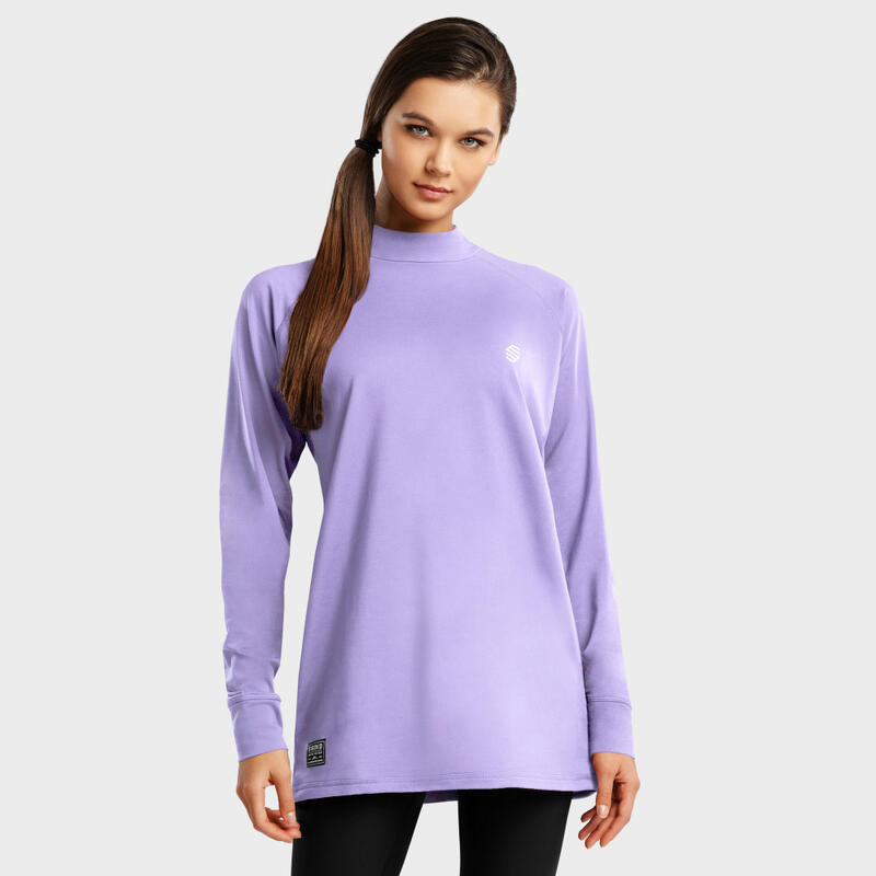 Camiseta interior térmica esquí y Slush-W Violet Lavanda Mujer | Decathlon