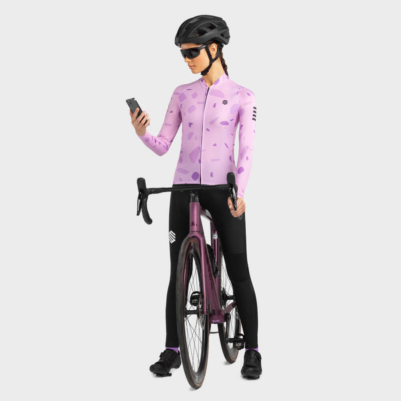 Maglia maniche lunghe Ciclismo SIROKO M2 Annie Lavanda Donna