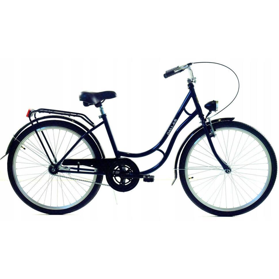 Rower Miejski Dallas Bike Retro z koszem 26
