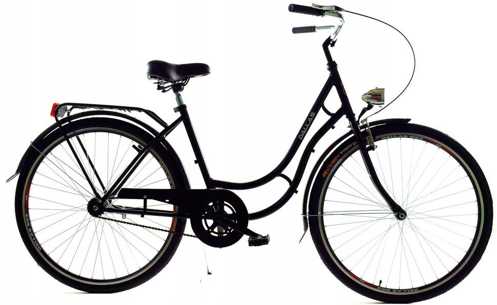 Rower Miejski Dallas Bike Retro 28" 1spd + kosz