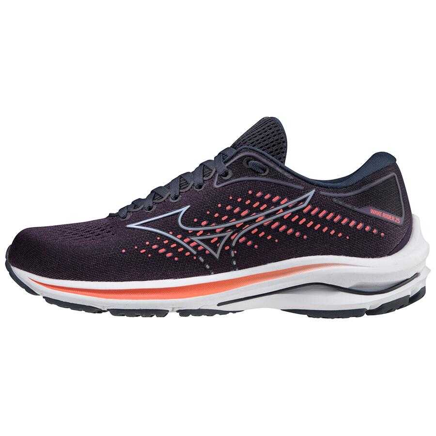 Mizuno Womens Wave Rider 25 Running Shoes - 4 UK 2/4