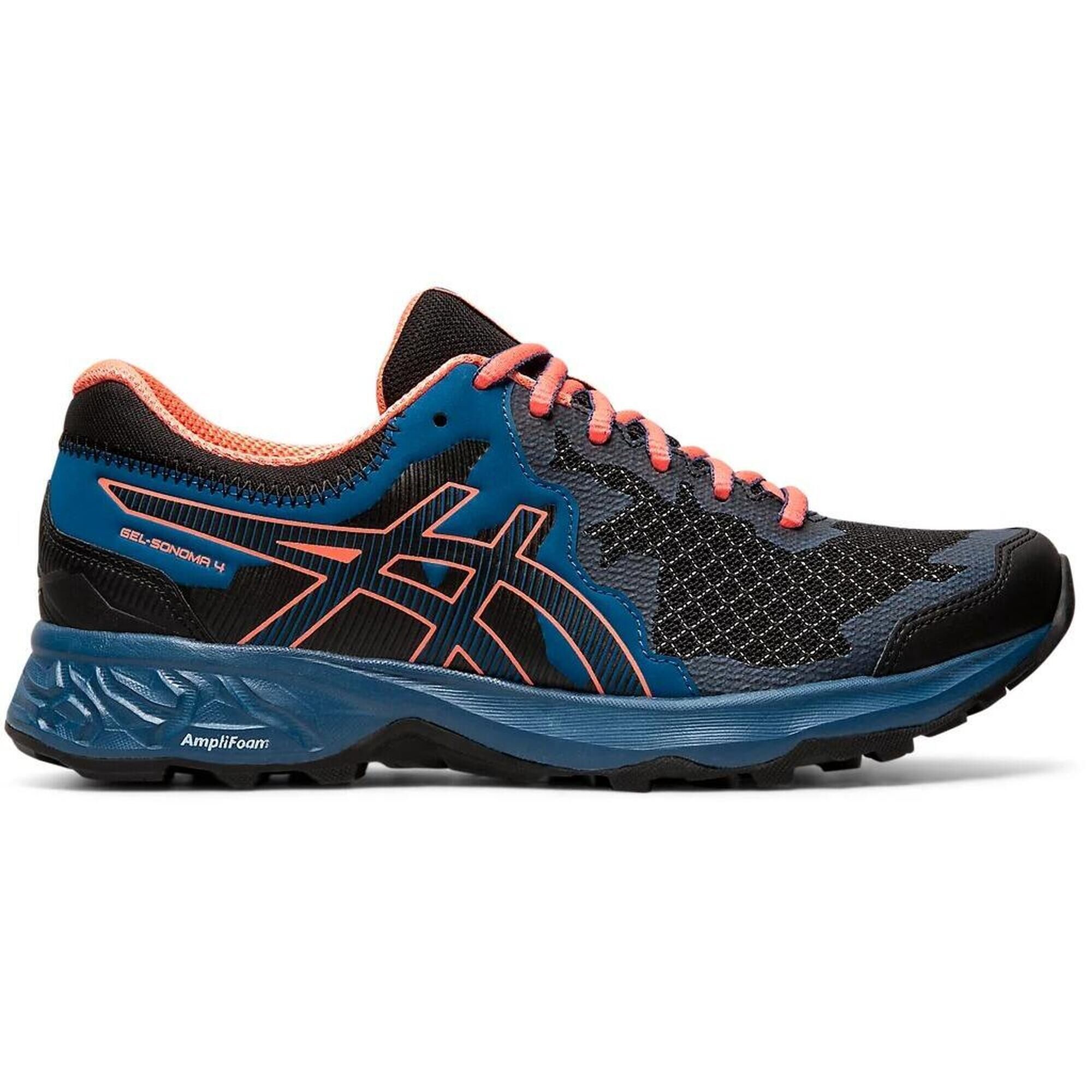 ASICS Asics Gel-Sonoma 4  Wmns Trail  Black/Sun Coral  1012A160 003