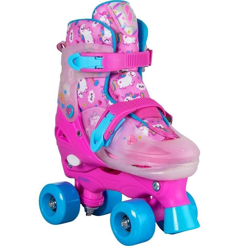 Story Youngster verstelbare rolschaatsen Pink