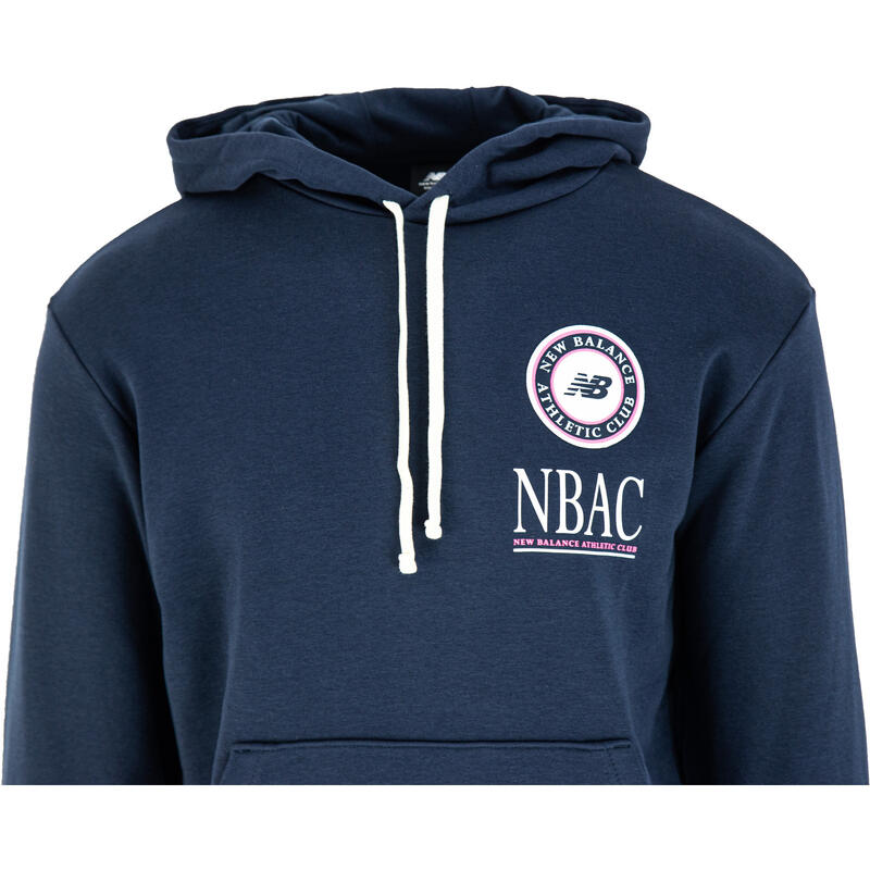 Capuche New Balance Essentials Athletic Club, Bleu, Hommes