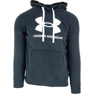Kap under armour rival fleece logo, zwart, mannen