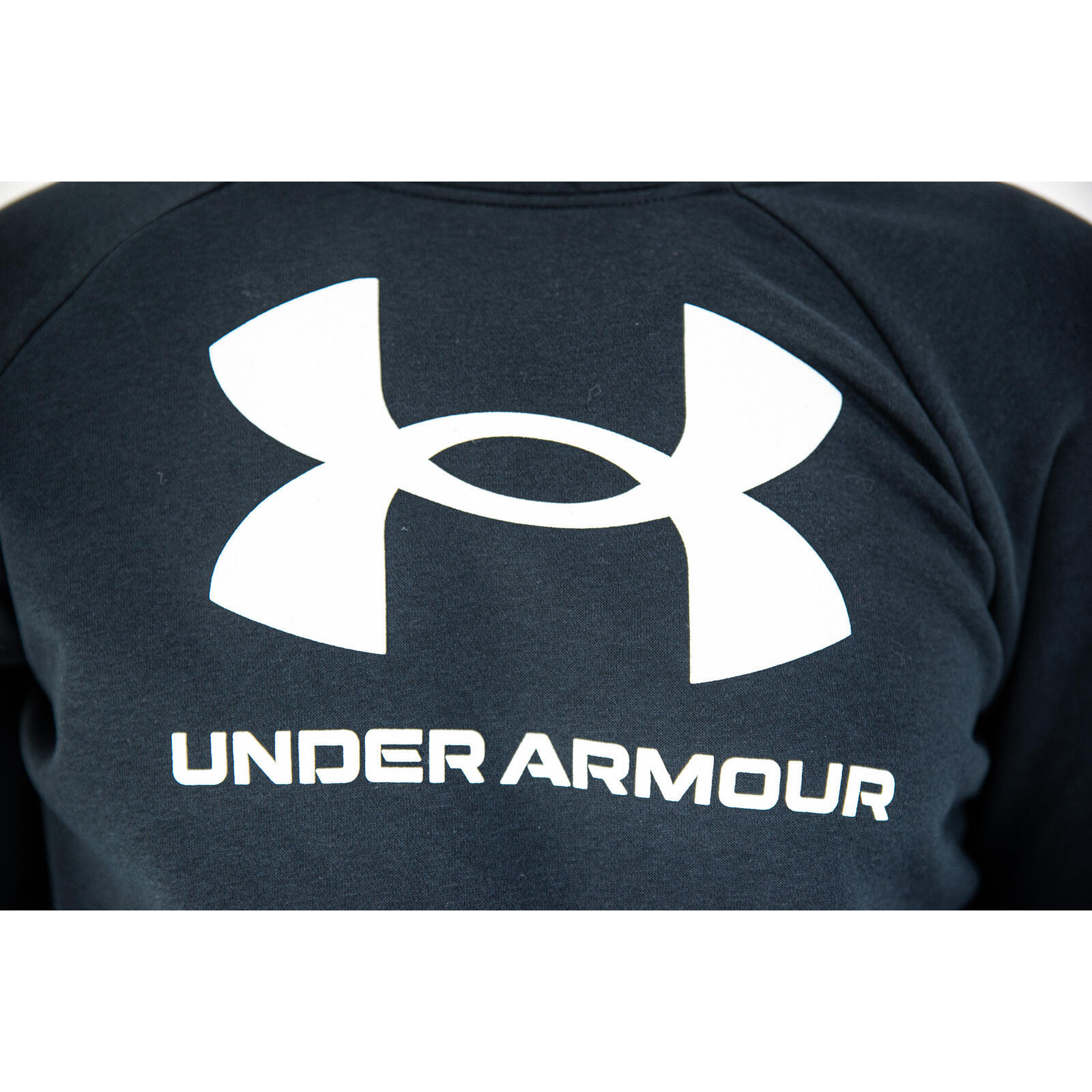 Capuche Under Armour Rival Fleece Logo, Noir, Hommes 5/5