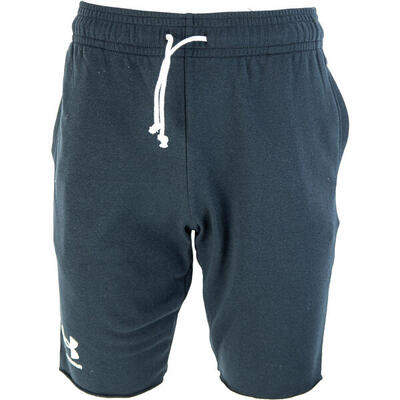 Korte broek under armour rival terry, zwart, mannen
