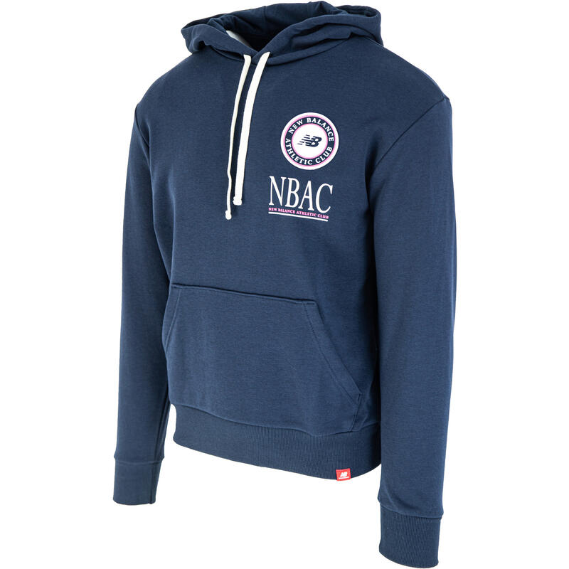 Capuche New Balance Essentials Athletic Club, Bleu, Hommes