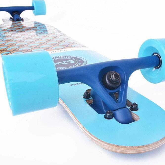 Tempish longboard Nautical 104 x 25 cm blauw