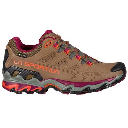 Zapatillas Senderismo Mujer - Ultra Raptor II Leather W GTX - Taupe/Red Plum