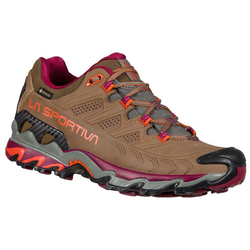 Zapatillas Senderismo Mujer - Ultra Raptor II Leather W GTX - Taupe/Red Plum